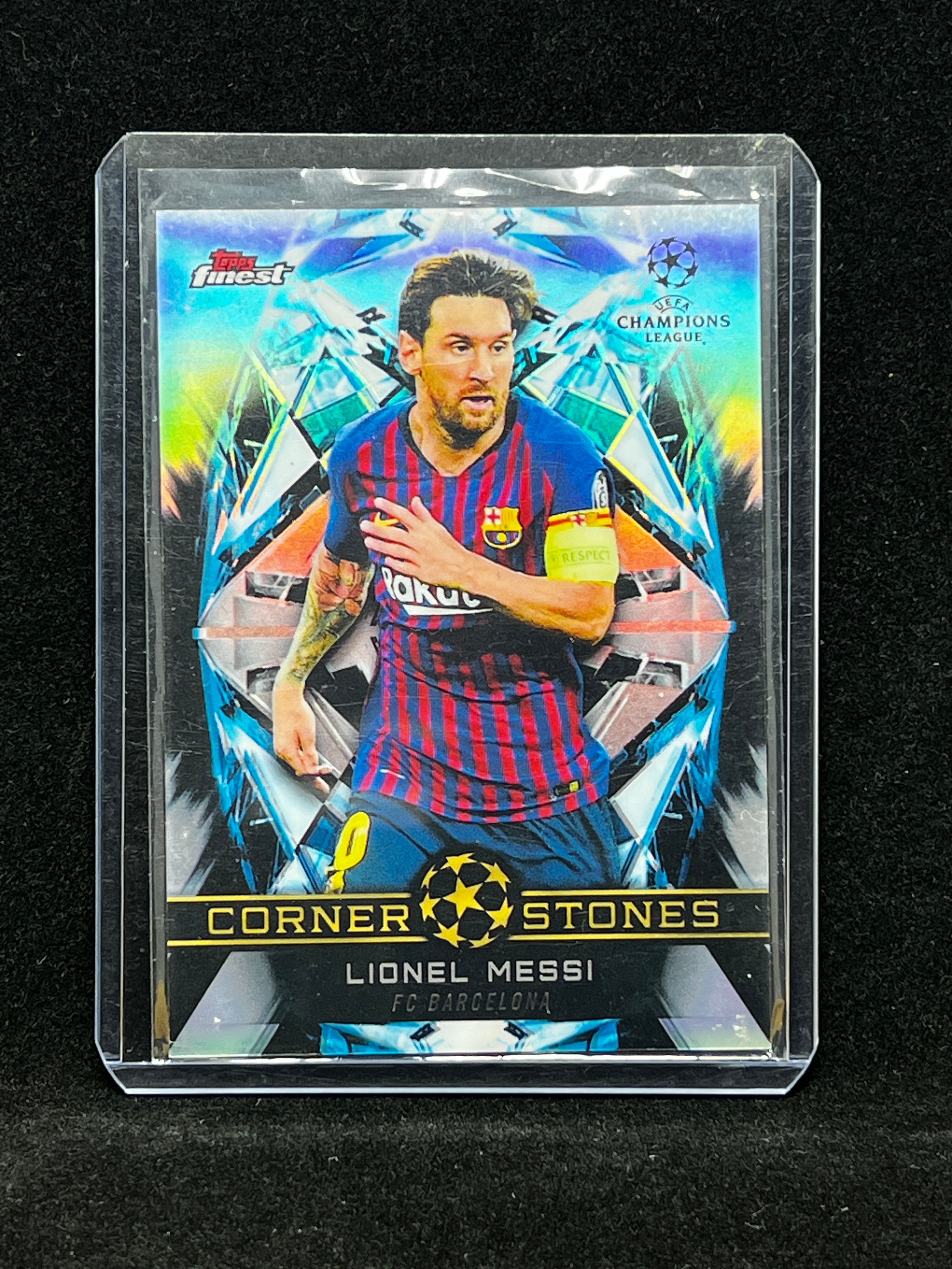 Lionel Messi Topps Finest Champions League FC Barcelona